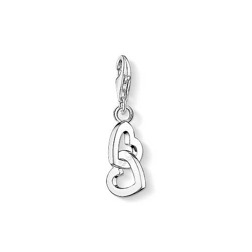Charm Anhänger Herzen - 925 Sterlingsilber