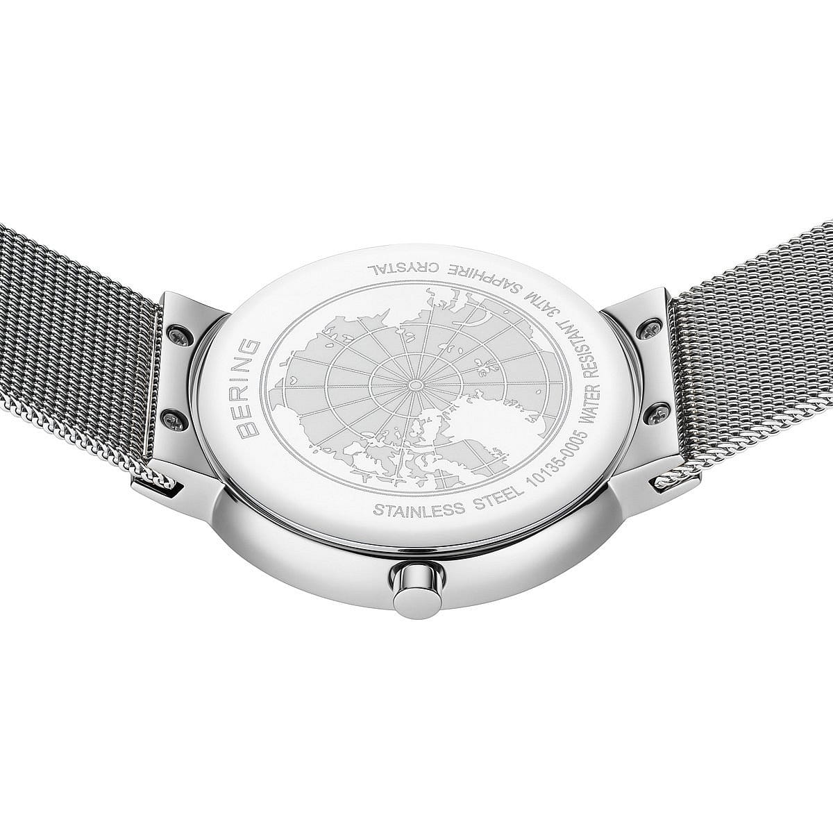 Bering Classic 10135-0005 Women's Watch • Sapphire Glass • Milanese