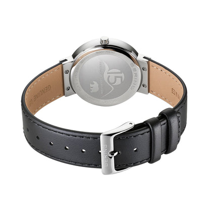 Bering Classic 10135-4025 Damenuhr • Kratzfestes Saphirglas • Feines Milanaise-Armband