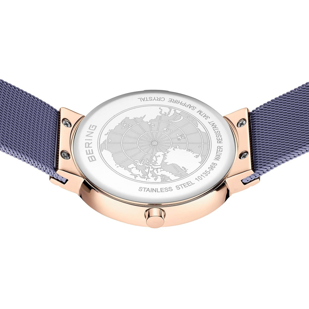 Bering Classic 10135-968 Ladies' Watch • Scratch-resistant sapphire crystal • Fine Milanese bracelet