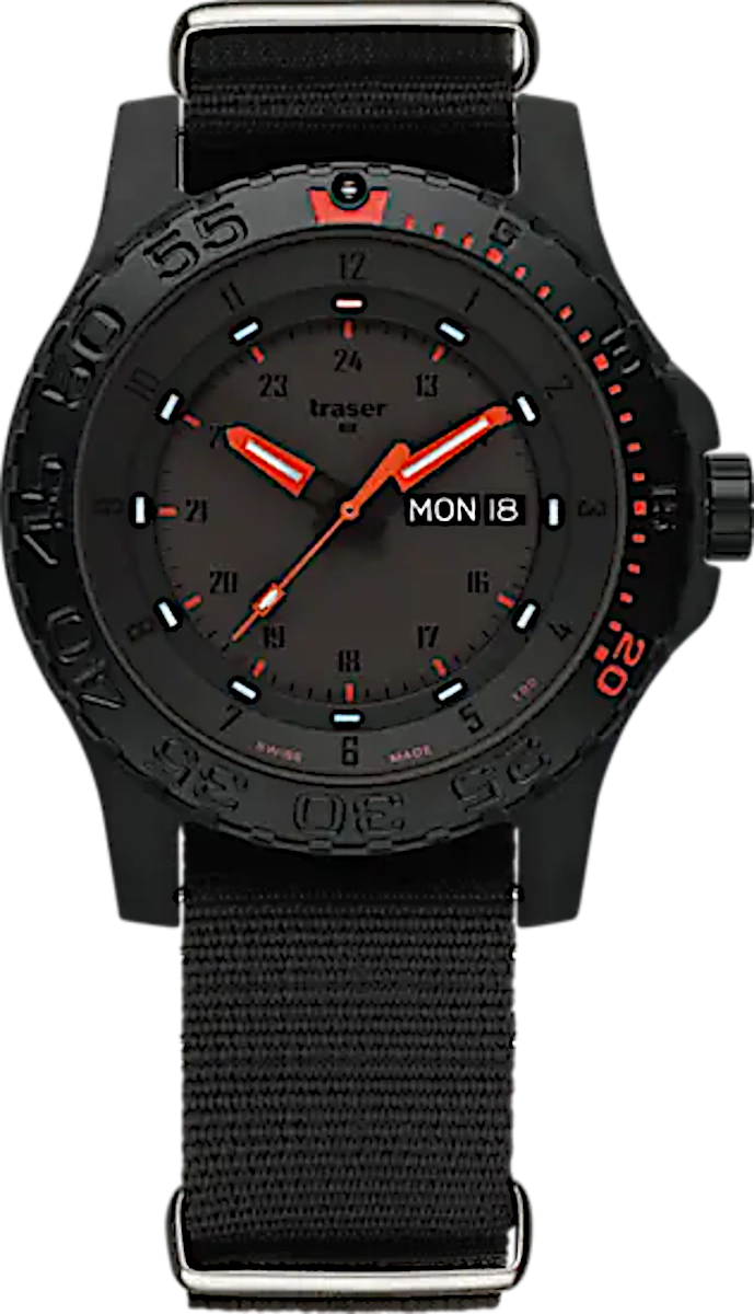 Traser P66 104147 Herrenuhr • Trigalight H3 • Swiss Made