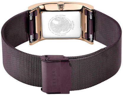 Bering Classic 10426-262-S Damenuhr • Kratzfestes Saphirglas • Braunes Perlmutt