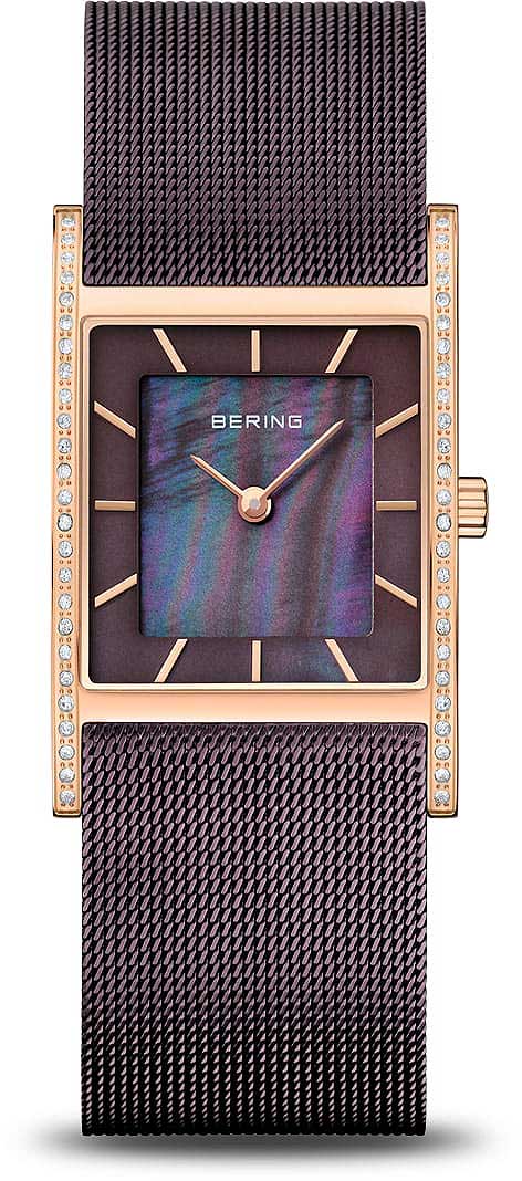 Bering Classic 10426-262-S Women's Watch • Scratch-resistant sapphire crystal • Brown mother-of-pearl