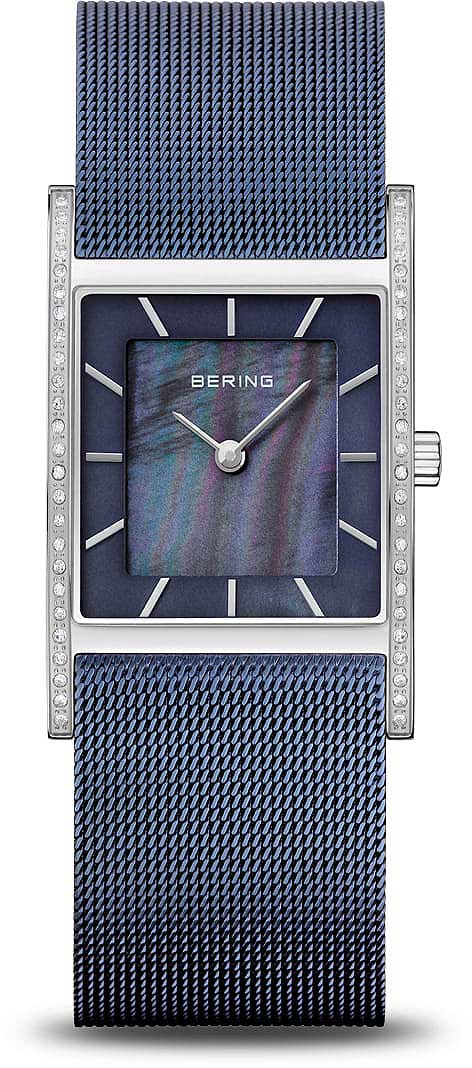 Bering Classic 10426-398-S Damenuhr • Kratzfestes Saphirglas • Feines Milanaise-Armband