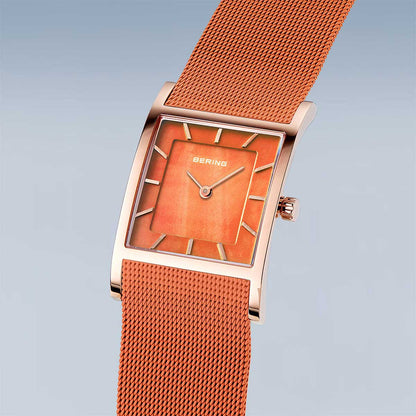 Bering Classic 10426-565-S Damenuhr • Kratzfestes Saphirglas • Milanaise-Armband