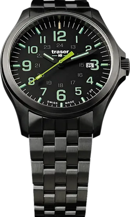 Traser P67 1107869 Herrenuhr • Trigalight H3 • Saphirglas