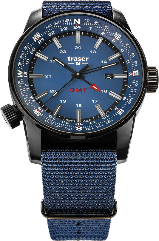 Traser P68 Pathfinder GMT 109034 Uhr • trigalight-Technologie • GMT-Funktion