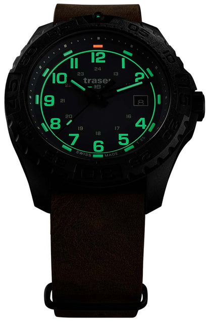 Traser P96 Outdoor Pioneer Evolution Petrol 109040 Herren Uhr • Saphirglas • Trigalight-Technologie