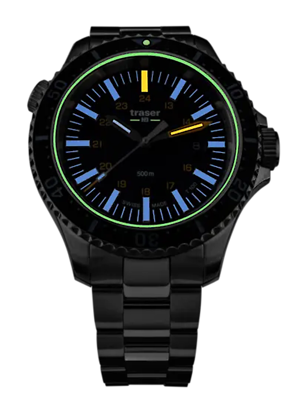 Traser P67 Diver T100 Blue 109372 Herrenuhr • Trigalight • 50 bar