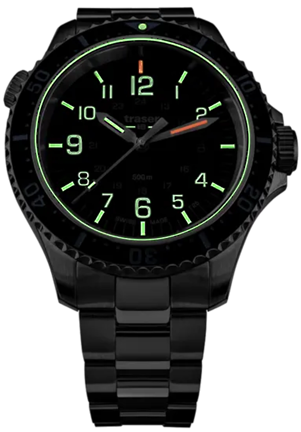 Traser P67 Diver 109373 Herrenuhr • Trigalight • 50 bar