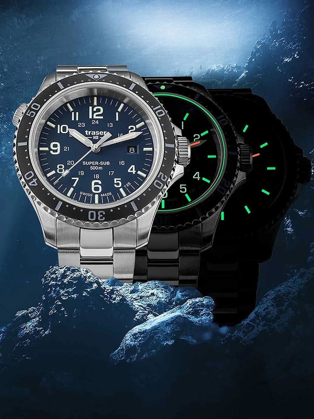 Traser P67 109375 Herrenuhr • Trigalight • Swiss Made
