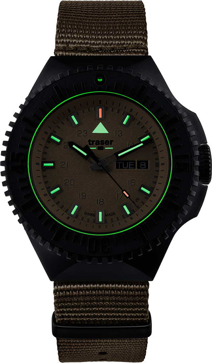 Traser P69 Black Stealth 109860 Herrenuhr • Trigalight H3 • Swiss Made