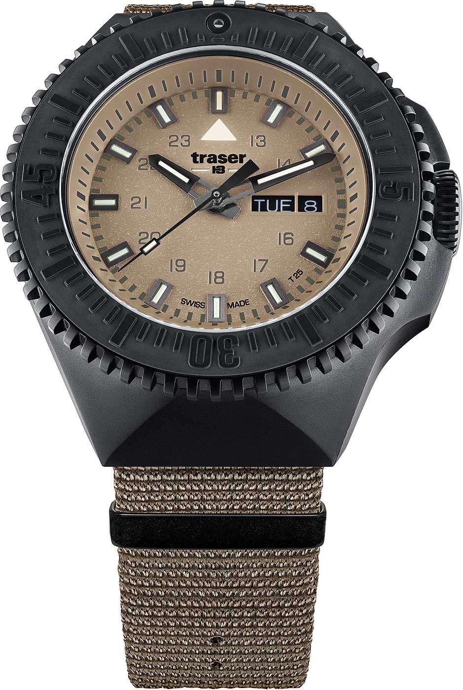 Traser P69 Black Stealth 109860 Herrenuhr • Trigalight H3 • Swiss Made