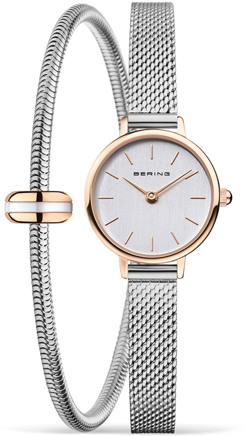 Bering Classic 11022-064-Lovely-2-GWP Women's Watch • Scratch-Resistant Sapphire Crystal • Fine Milanese Bracelet
