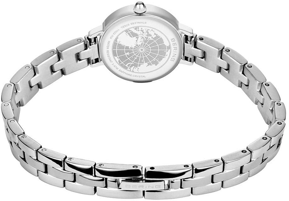 Bering Classic 11022-704 Women's Watch • Scratch-resistant sapphire crystal • Mother-of-pearl dial