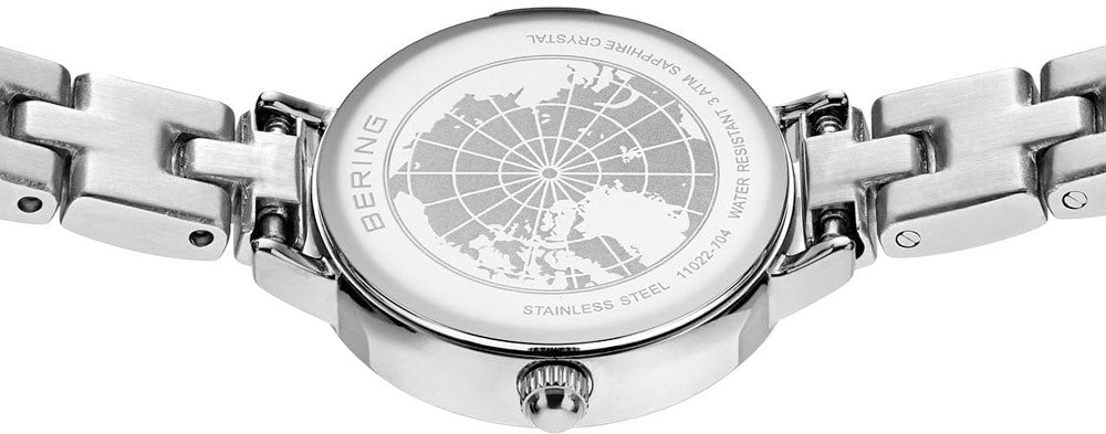 Bering Classic 11022-704 Women's Watch • Scratch-resistant sapphire crystal • Mother-of-pearl dial