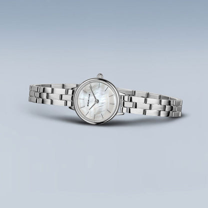 Bering Classic 11022-704 Women's Watch • Scratch-resistant sapphire crystal • Mother-of-pearl dial