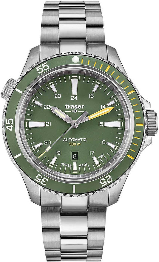 Traser P67 Diver Automatic Green 110328 Herren Uhr • Automatikwerk • Saphirglas