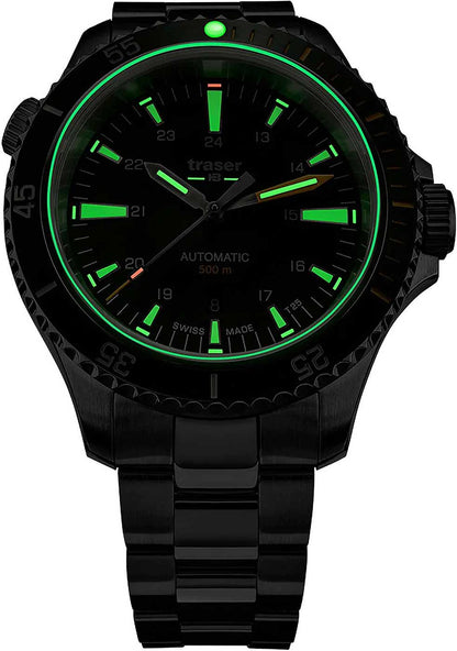 Traser P67 Diver Automatic 110328 Herrenuhr • H3-Tritium • Swiss Made
