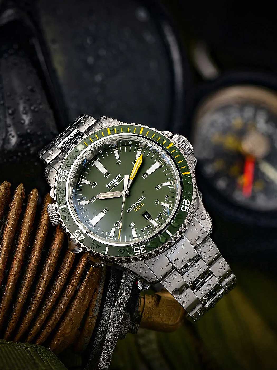 Traser P67 Diver Automatic 110328 Herrenuhr • H3-Tritium • Swiss Made