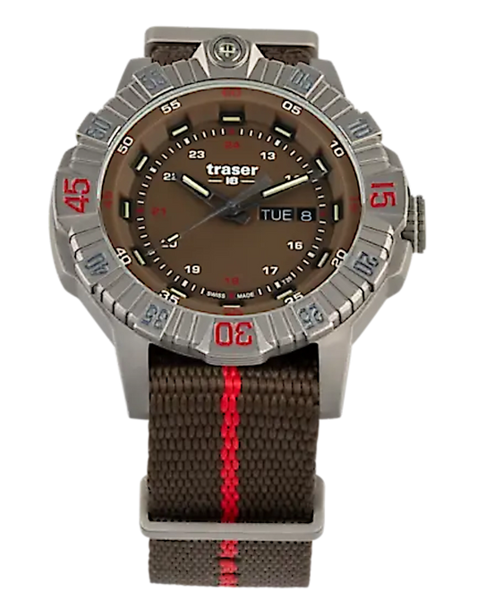 Traser P69 Black Stealth 109855 Herren Uhr • Swiss Made Quarzuhr • Saphirglas