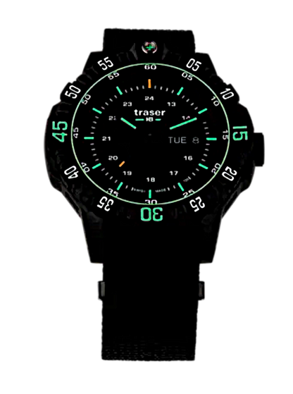 Traser P99 Q Tactical Black 110722 Herrenuhr • Trigalight • Swiss Made
