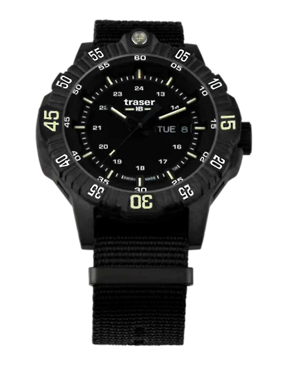 Traser P99 Q Tactical Black 110722 Herrenuhr • Trigalight • Swiss Made