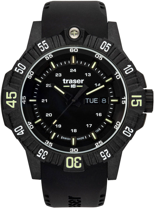 Traser P99 Q Tactical 110723 Herren Uhr • Swiss Quarzwerk • trigalight Technologie