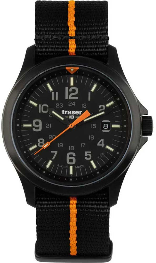Traser P67 Officer Pro 111065 Herren Uhr • Swiss Made Quarz • trigalight Beleuchtung