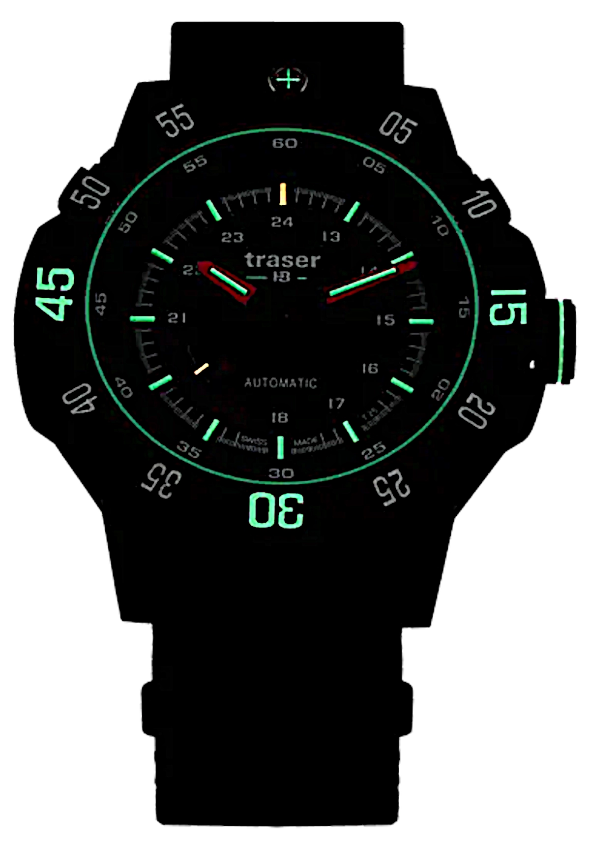 Traser P99 A Tactical Carbon 110960 Men's Watch • Automatic • Sapphire Crystal • trigalight