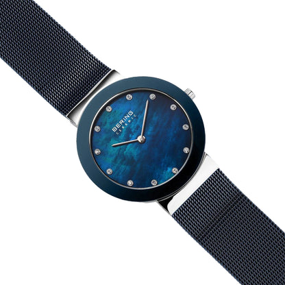 Bering Ceramic 11435-387 Damenuhr • Kratzfestes Saphirglas • High-Tech Keramik