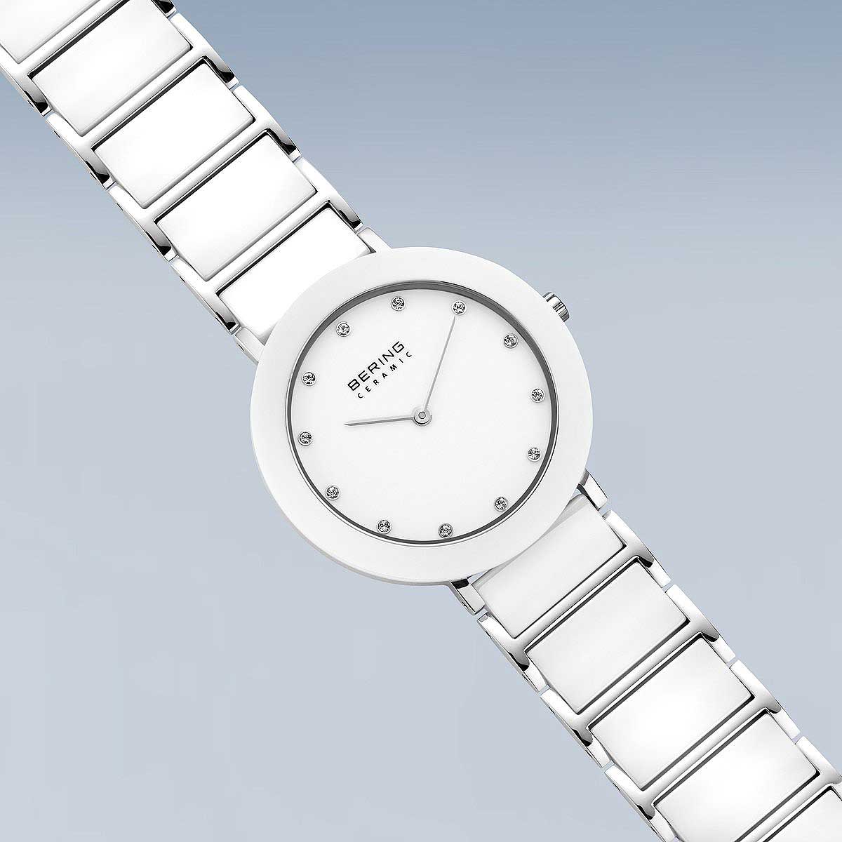 Bering Ceramic 11435-754 Damenuhr • Kratzfestes Saphirglas • High-Tech Keramik