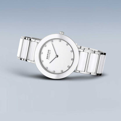 Bering Ceramic 11435-754 Damenuhr • Kratzfestes Saphirglas • High-Tech Keramik