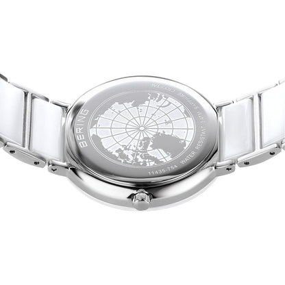 Bering Ceramic 30434-754 Damenuhr • Kratzfestes Saphirglas • High-Tech Keramik