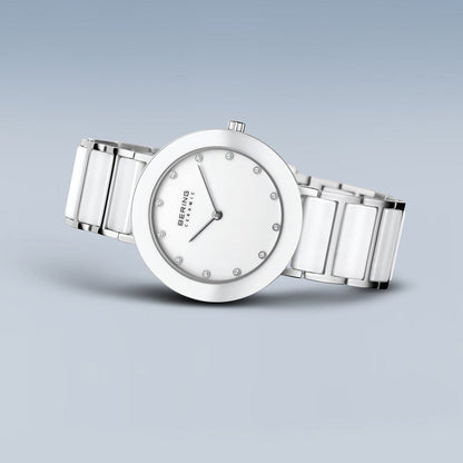 Bering Ceramic 30434-754 Damenuhr • Kratzfestes Saphirglas • High-Tech Keramik