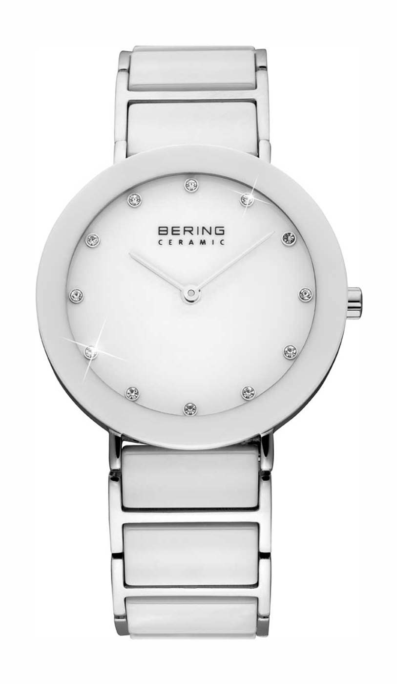 Bering Ceramic 11435-754 Damenuhr • Kratzfestes Saphirglas • High-Tech Keramik