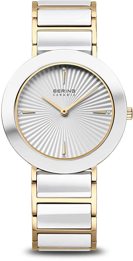 Bering Ceramic 11435-758 Women's Watch • Scratch-Resistant Sapphire Crystal • High-Tech Ceramic