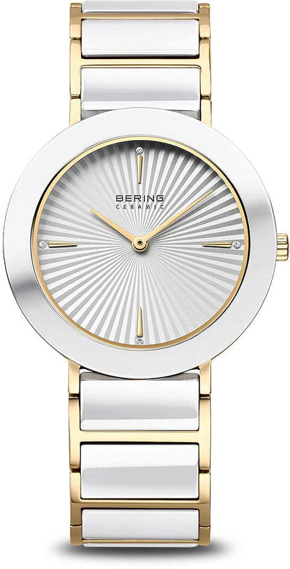 Bering Ceramic 11435-758 Women's Watch • Scratch-Resistant Sapphire Crystal • High-Tech Ceramic