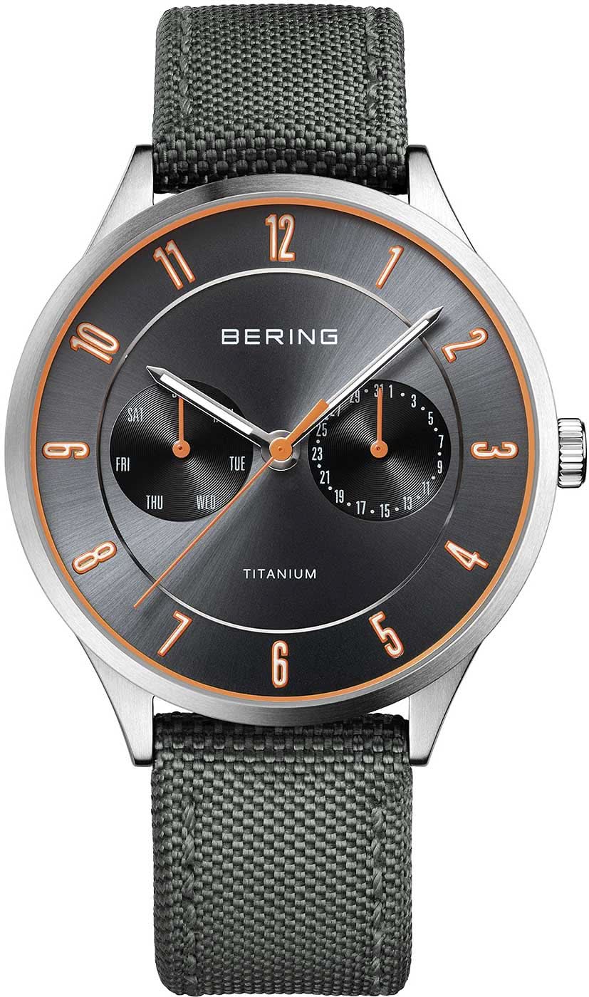 Bering Titanium 11539-879 Men's Watch • Ultra-Light Titanium • Sapphire Glass