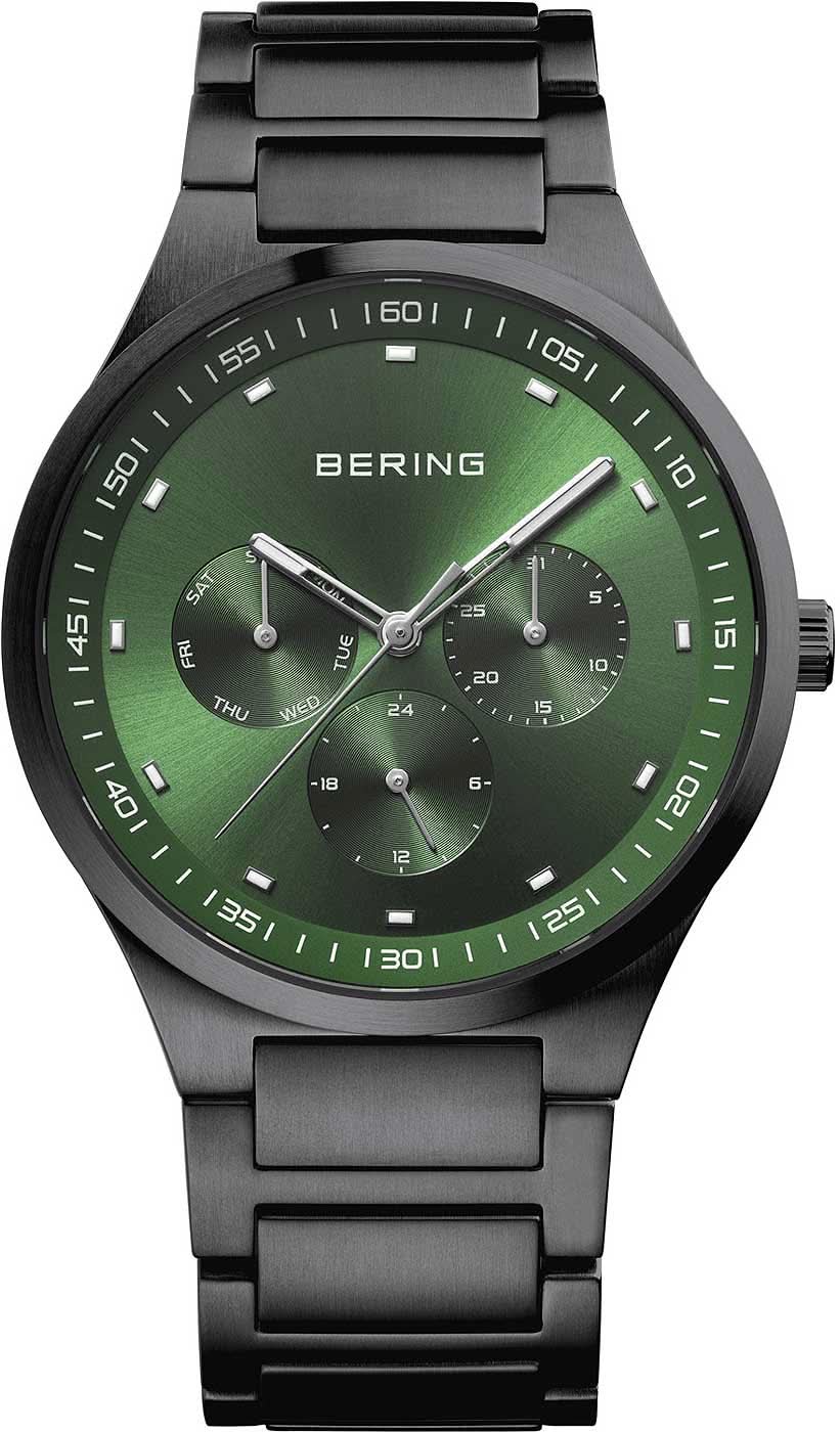 Bering Classic 11740-728 Herrenuhr • Kratzfestes Saphirglas • Flaches dänisches Design