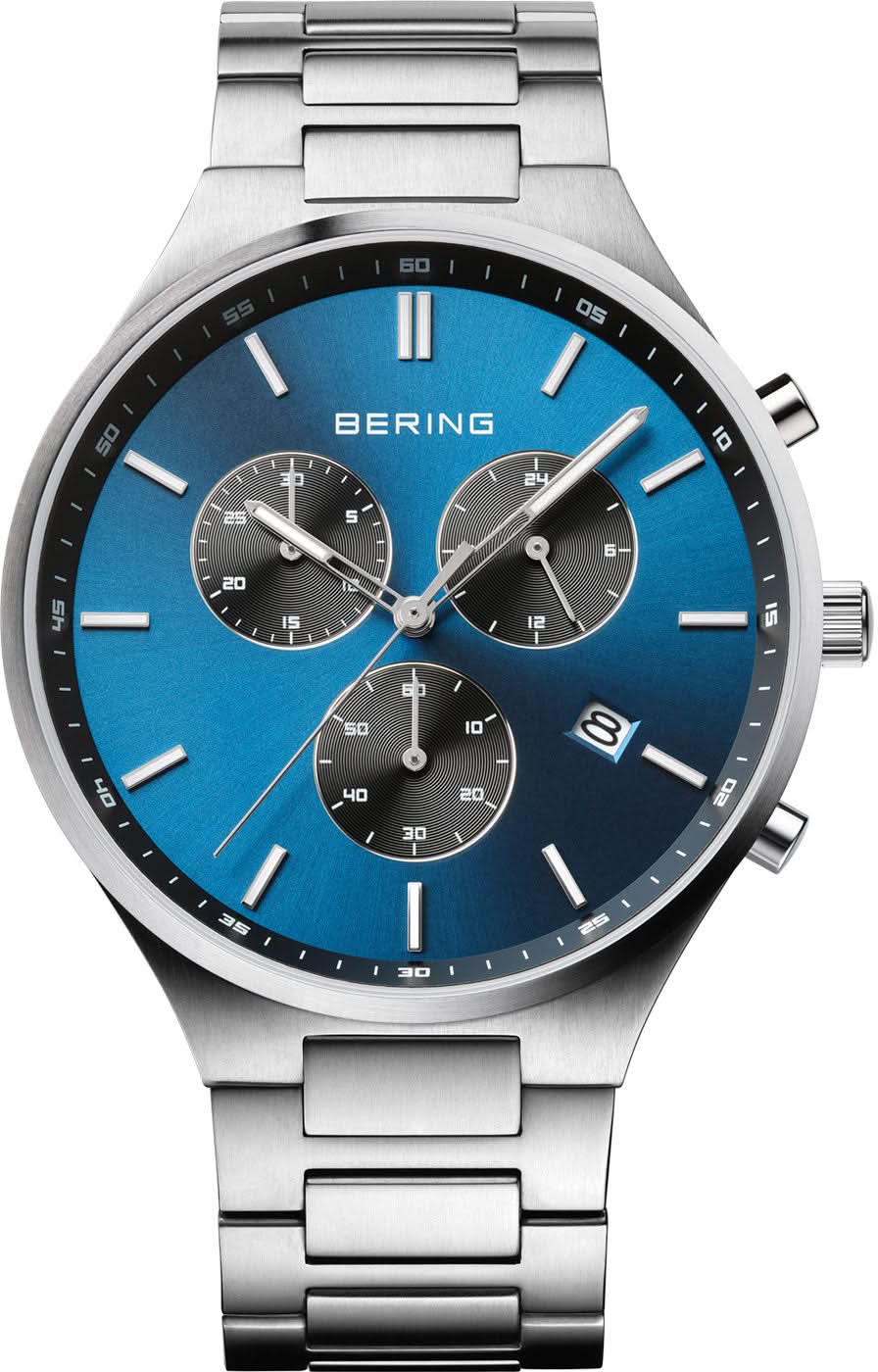 Bering Titanium 11743-707 Men's Watch • Lightweight Titanium • Scratch-resistant Sapphire Crystal