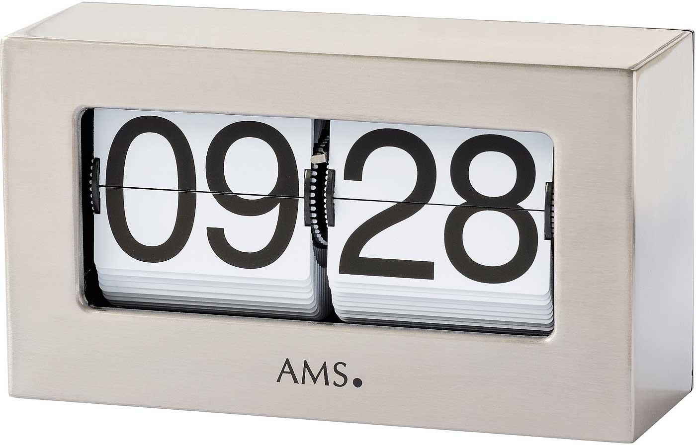 AMS Wanduhr • Präzises Quarzwerk • Zeitloses Design