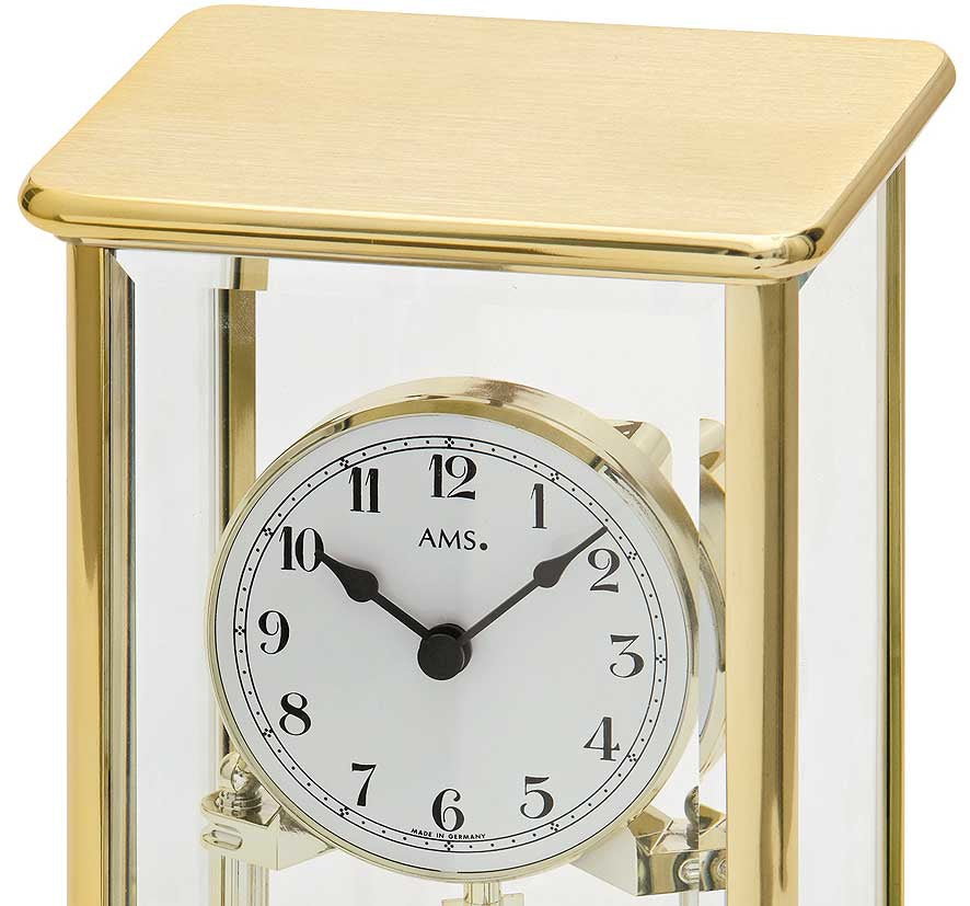 AMS Table Clock 23x14x12 cm Metal • Quartz Movement • Timeless Design