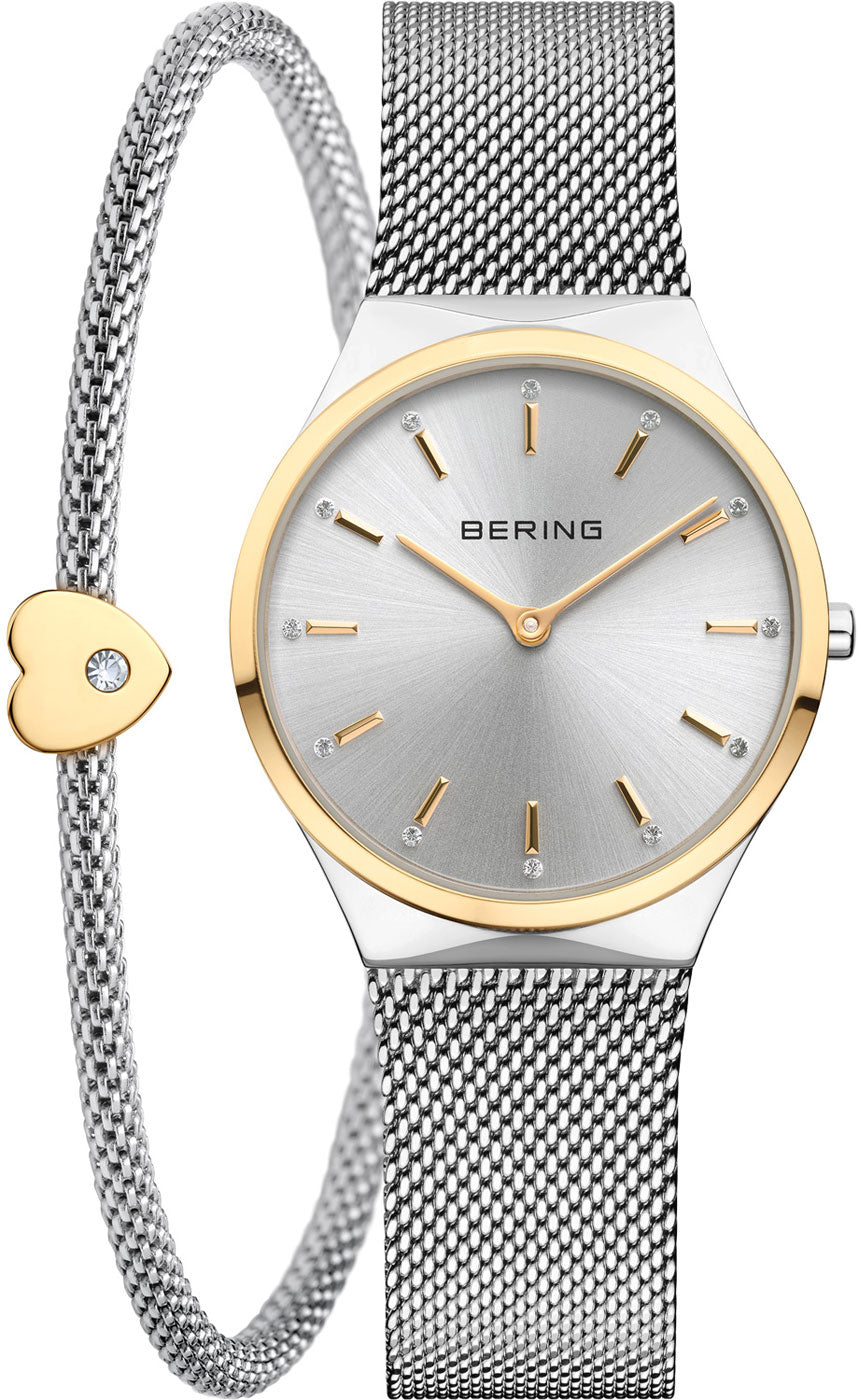 Bering 12131-014-GWP Damenuhr • Saphirglas • Milanaise
