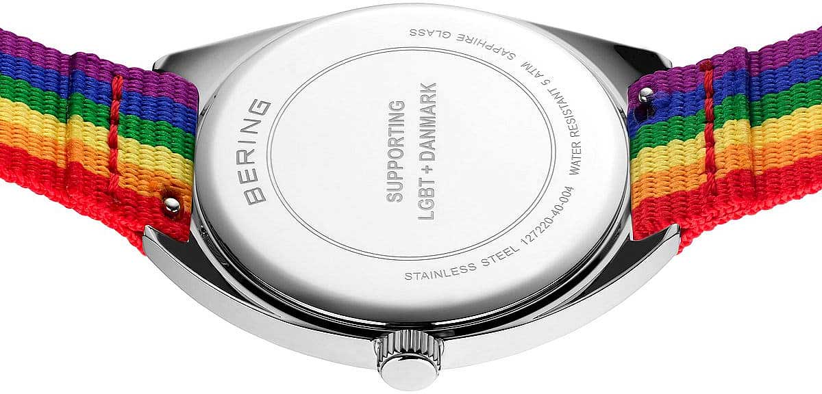 Bering Freedom 127220-40-004 Uhr • Kratzfestes Saphirglas • Feines Milanaise-Armband