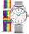 Bering Freedom 127220-40-004 Uhr • Kratzfestes Saphirglas • Feines Milanaise-Armband