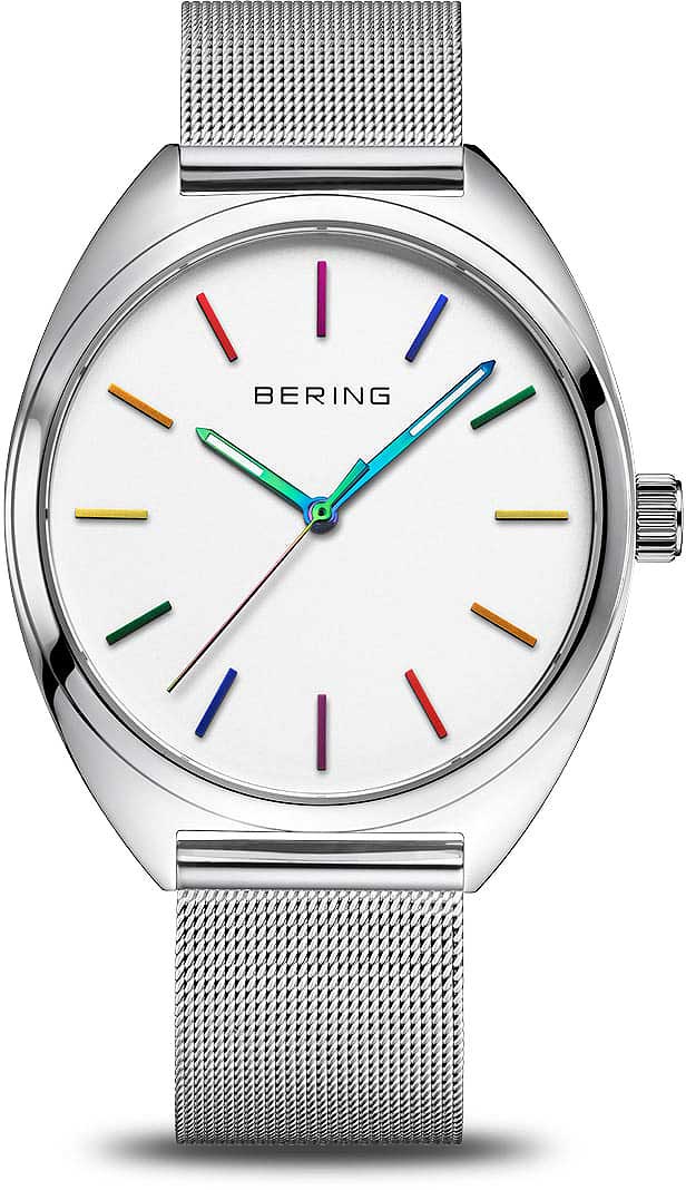 Bering Freedom 127220-40-004 Uhr • Kratzfestes Saphirglas • Feines Milanaise-Armband