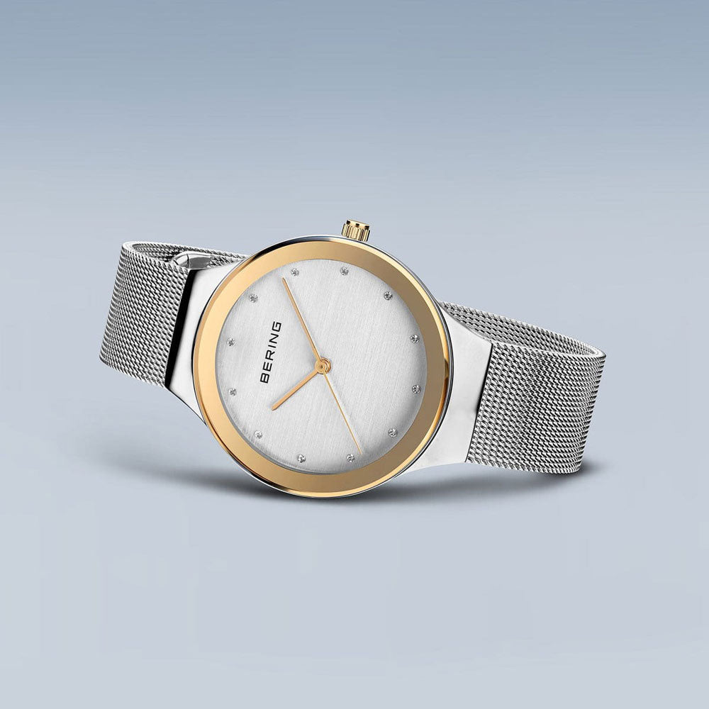 Bering Classic 12934-010 Ladies' Watch • Scratch-Resistant Sapphire Crystal • Fine Milanese Strap
