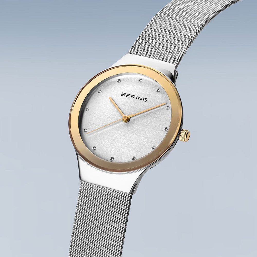 Bering Classic 12934-010 Ladies' Watch • Scratch-Resistant Sapphire Crystal • Fine Milanese Strap