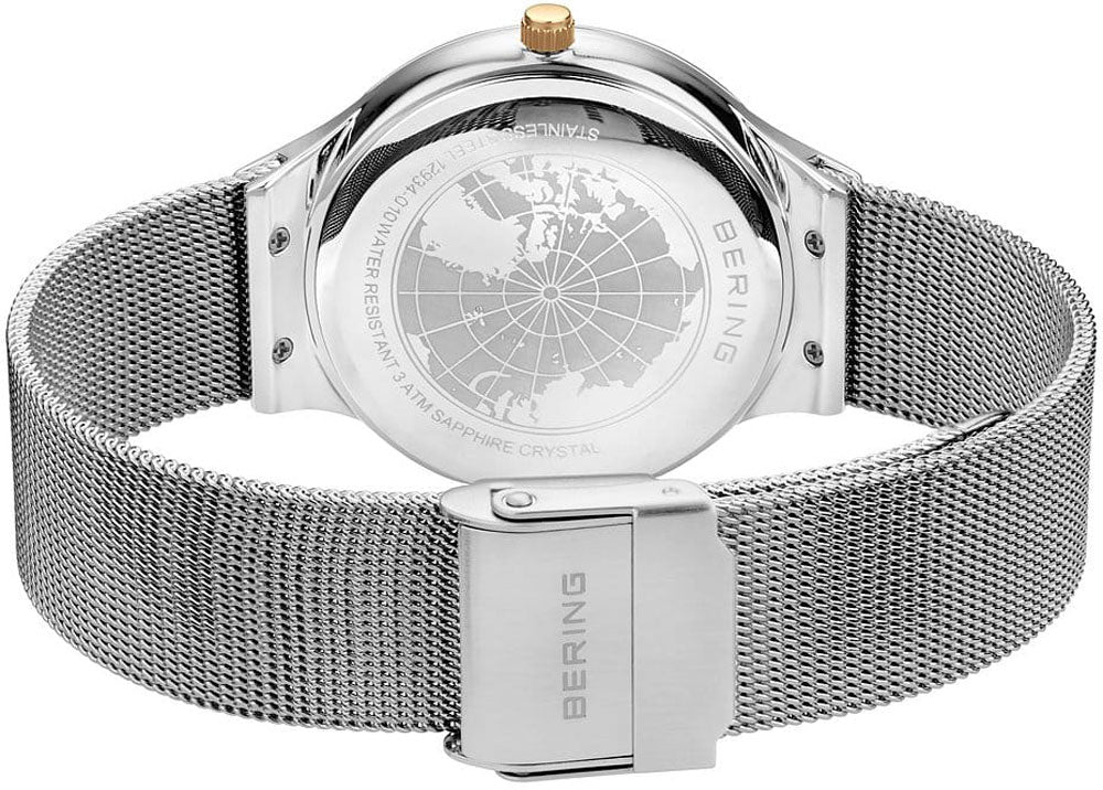 Bering Classic 12934-010 Ladies' Watch • Scratch-Resistant Sapphire Crystal • Fine Milanese Strap